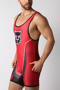 Kennel Club Red Scout Zipper Singlet thumbnail 1