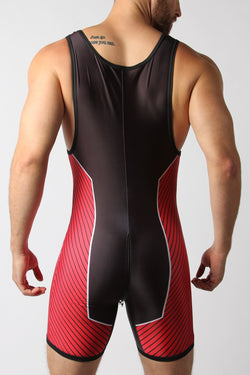 Kennel Club Red Scout Zipper Singlet thumbnail 3