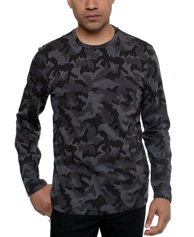 Kenneth Cole Camouflage Sweatshirt Lt/pas Gry