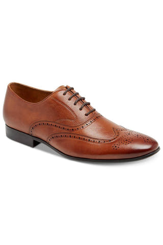 Kenneth Cole New York Cognac Mix Wing-Tip Oxford