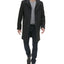 Kenneth Cole New York Winged Collar With Inner Lightweight Bib And Hood Jacket Black