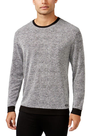 Kenneth Cole Reaction Black Marled Sleep Shirt