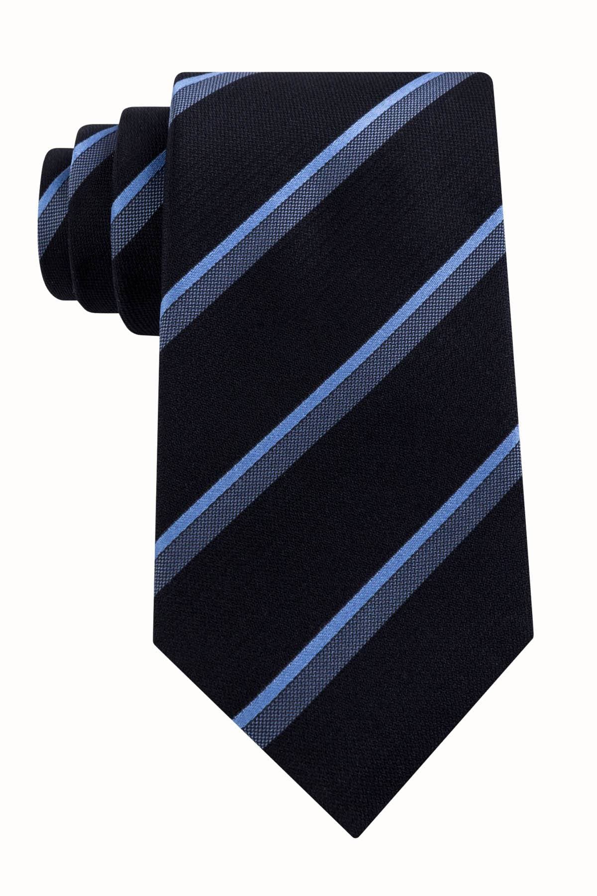 Kenneth Cole Reaction Black Noho Stripe Tie
