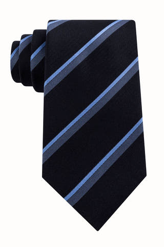 Kenneth Cole Reaction Black Noho Stripe Tie