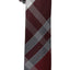 Kenneth Cole Reaction Burgundy Track Plaid Tie