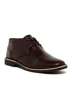 Kenneth Cole Reaction Dark-Brown Leather Desert-Sun Chukka Boot thumbnail 3