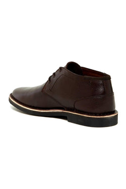 Kenneth Cole Reaction Dark-Brown Leather Desert-Sun Chukka Boot thumbnail 4