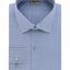 Kenneth Cole Reaction Marine-Blue Check Slim-Fit Techni-Cole Performance Dress Shirt