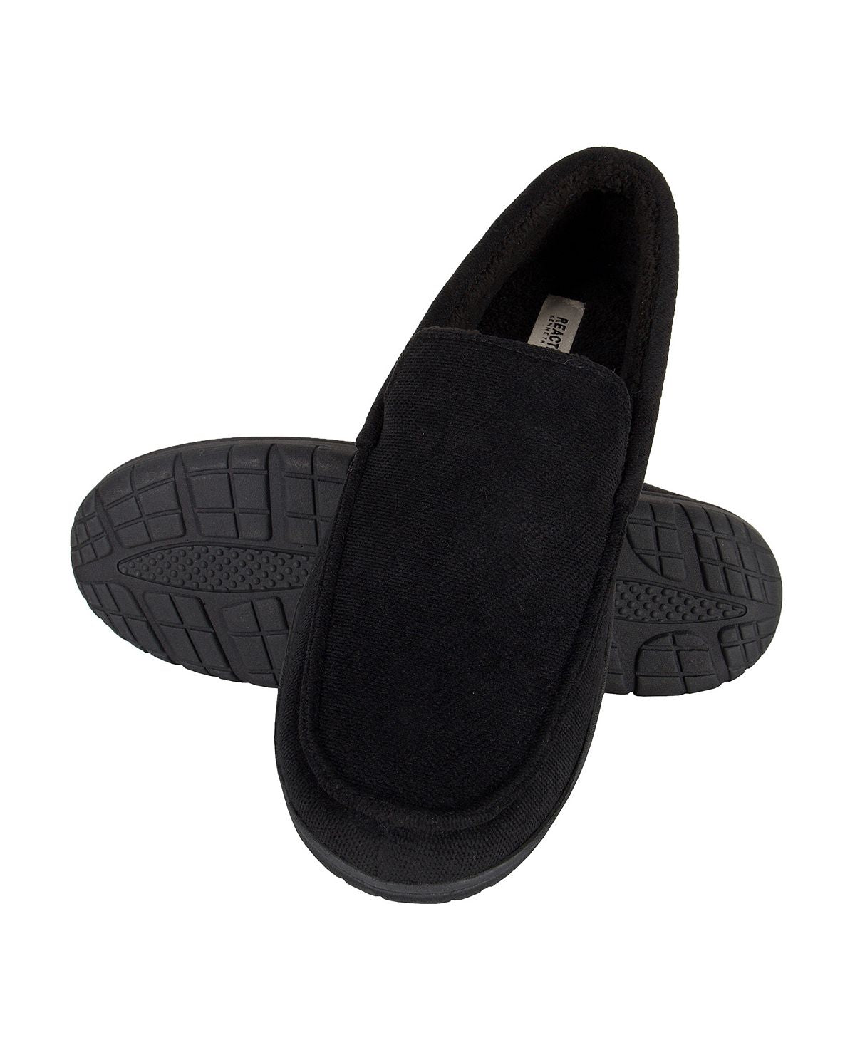 Kenneth Cole Reaction Micro-suede Venetian Moccasin Slipper Black
