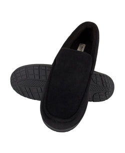 Kenneth Cole Reaction Micro-suede Venetian Moccasin Slipper Black thumbnail 1