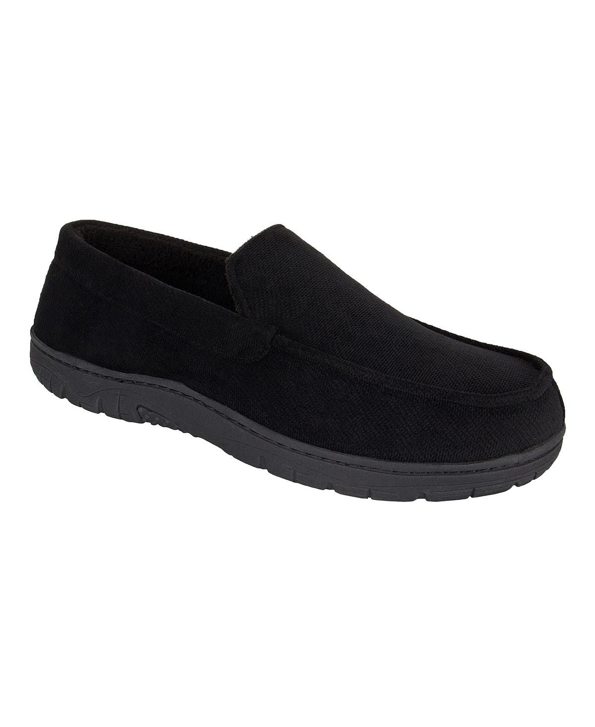 Kenneth Cole Reaction Micro-suede Venetian Moccasin Slipper Black