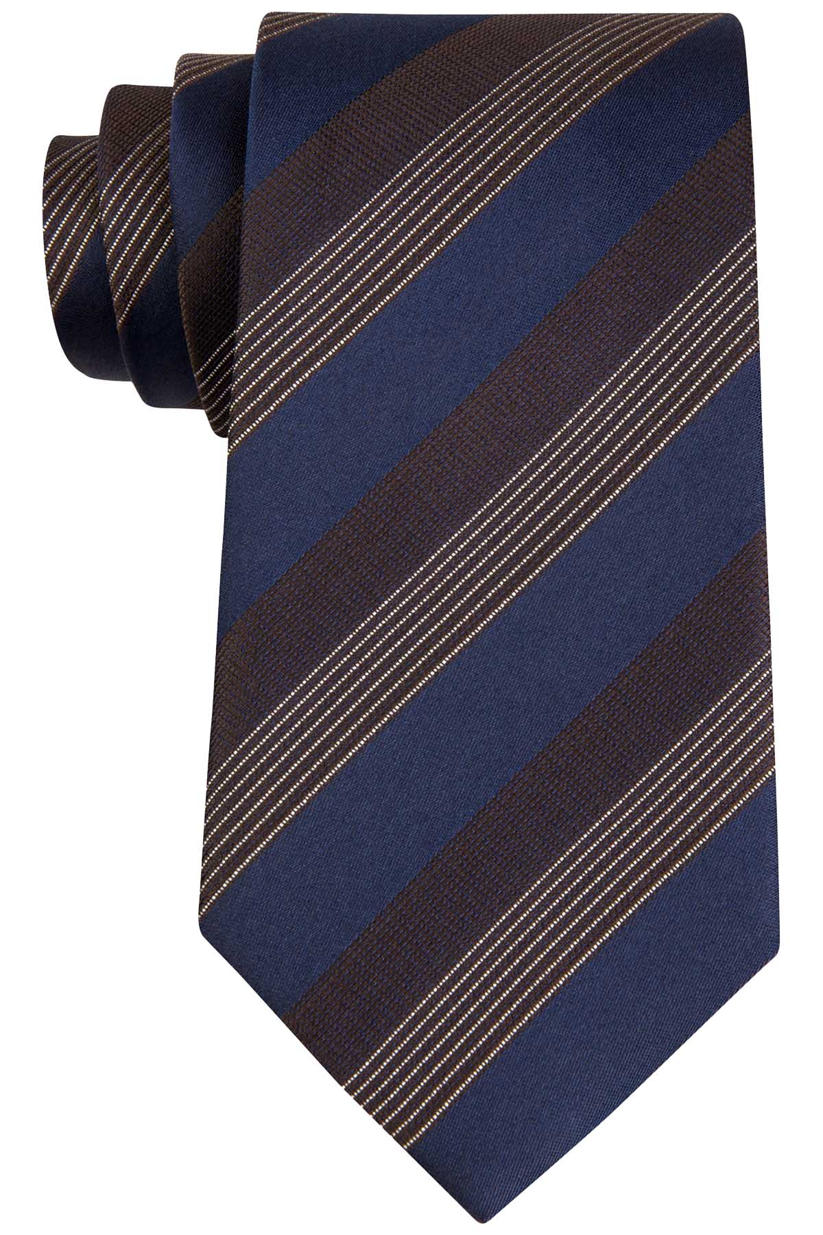 Kenneth Cole Reaction Navy Elegant Stripe Tie