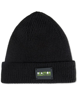 Kenneth Cole Reaction Neon Beanie And Scarf Set Black/Green thumbnail 4