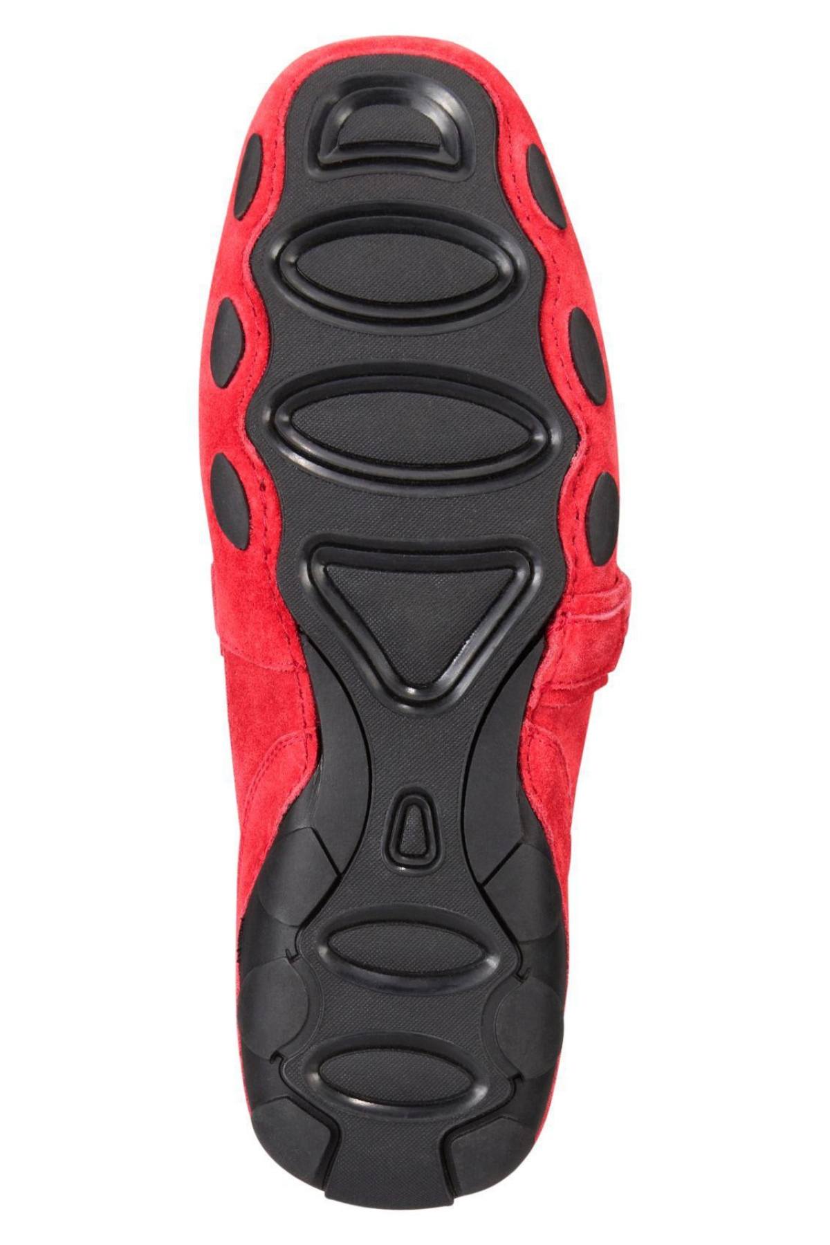Kenneth Cole Reaction Red Suede Toast-2-Me Driver