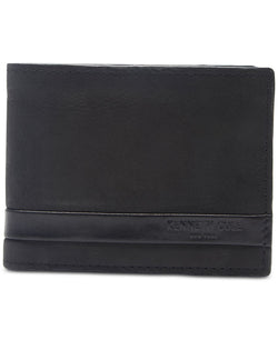 Kenneth Cole Reaction Sibley Leather Passcase Wallet Black thumbnail 1