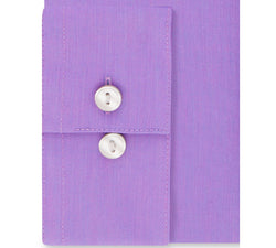 Kenneth Cole Reaction Slim-fit All Day Flex Performance Stretch Solid Dress Shirt Thistle thumbnail 2