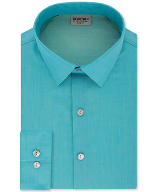 Kenneth Cole Reaction Slim-fit All-day Flex Dress Shirt Bermuda
