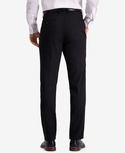 Kenneth Cole Reaction Slim-fit Shadow Check Dress Pants Black thumbnail 3