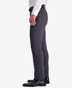 Kenneth Cole Reaction Slim-fit Shadow Check Dress Pants Charcoal thumbnail 2