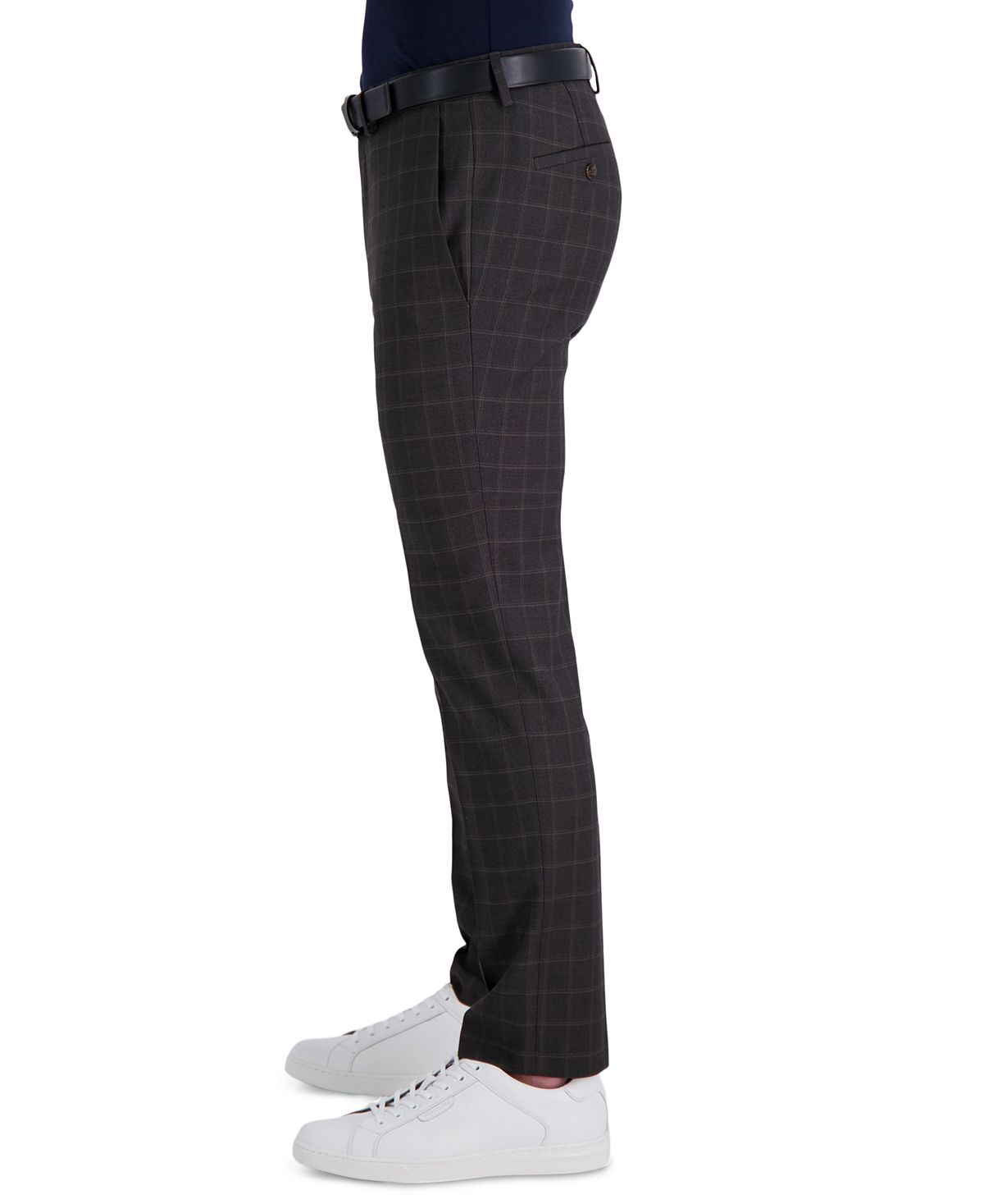 Kenneth Cole Reaction Slim-fit Stretch Dress Pants Dk. Chocolate