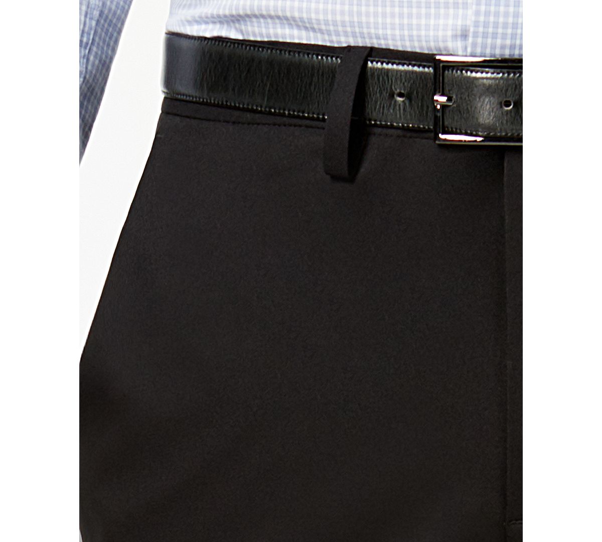 Kenneth Cole Reaction Slim-fit Stretch Gabardine Dress Pants Black