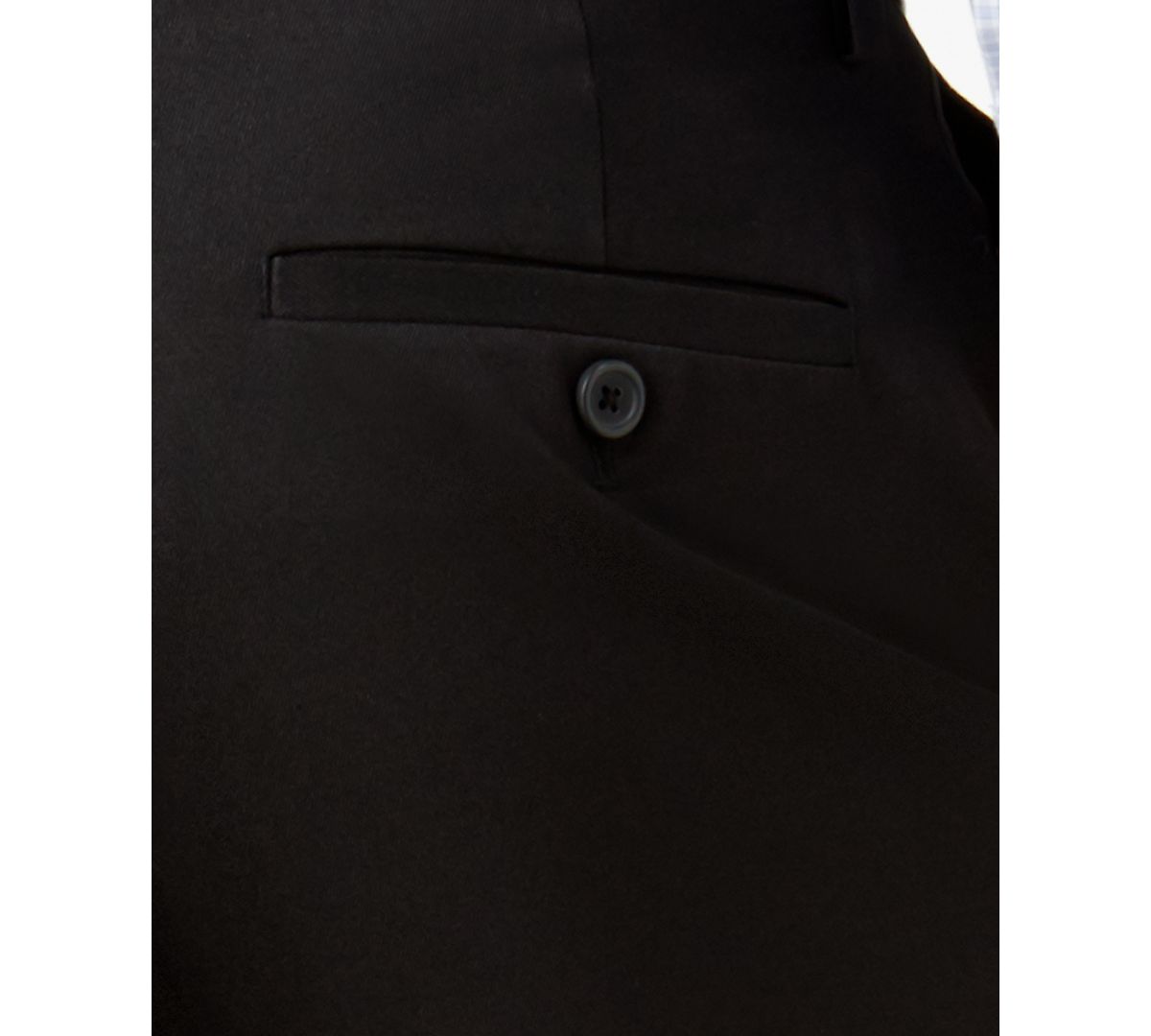 Kenneth Cole Reaction Slim-fit Stretch Gabardine Dress Pants Black