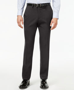 Kenneth Cole Reaction Slim-fit Stretch Gabardine Dress Pants Charcoal thumbnail 1