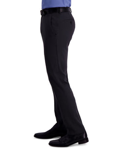 Kenneth Cole Reaction Slim-fit Stretch Gabardine Dress Pants Charcoal thumbnail 4