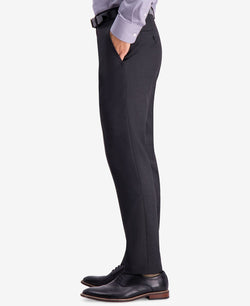 Kenneth Cole Reaction Slim-fit Stretch Premium Textured Weave Dress Pants Charcoal thumbnail 2