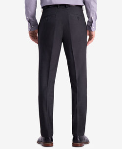 Kenneth Cole Reaction Slim-fit Stretch Premium Textured Weave Dress Pants Charcoal thumbnail 3