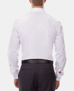 Kenneth Cole Reaction Slim-fit Techni-cole Flex Collar Solid Dress Shirt White thumbnail 3
