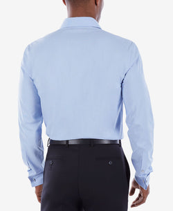 Kenneth Cole Reaction Slim-fit Techni-cole Stretch Performance French-cuff Dress Shirt Bluejay thumbnail 4