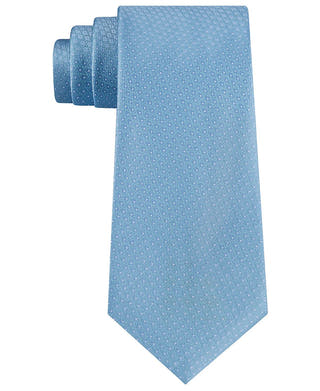 Kenneth Cole Reaction Stitch Geo Tie Aqua