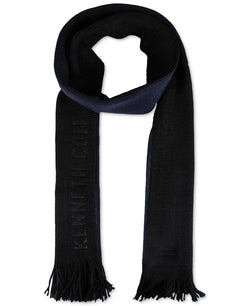 Kenneth Cole Reaction Striped Scarf And Beanie Black thumbnail 2