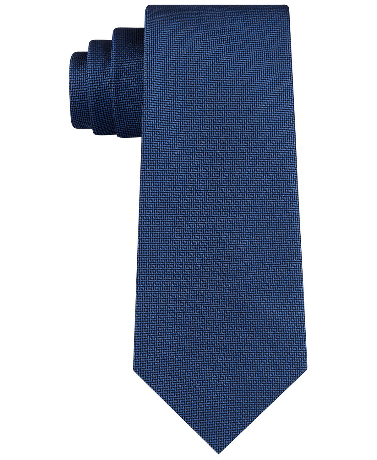 Kenneth Cole Reaction Tiny Pixel Solid Tie Blue