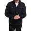Kenneth Cole Textured Wool Sherpa Inner Collar Jacket Black