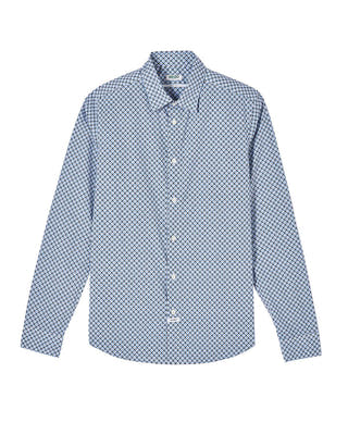 Kenzo Urban Slim Fit Button Front Shirt WHITE