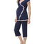 Kimi + Kai Kimi & Kai Cindy Maternity Nursing Pajama Set Navy