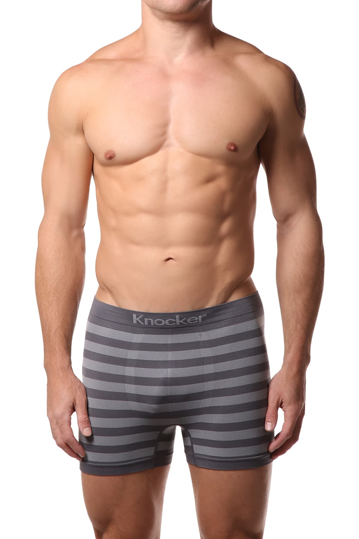 Knocker Grey Stripe Seamless Trunk