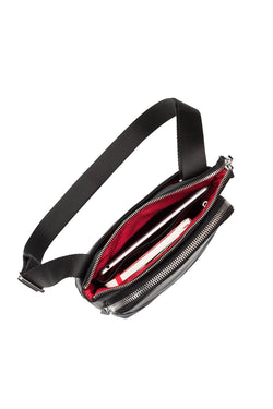 Knomo London Black Carrington Mini 10'' X-Body Bag thumbnail 3