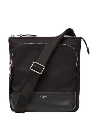 Knomo London Black Carrington Mini 10'' X-Body Bag