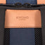 Knomo London Navy 15'' Novello Rolltop Backpack