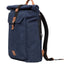 Knomo London Navy 15'' Novello Rolltop Backpack
