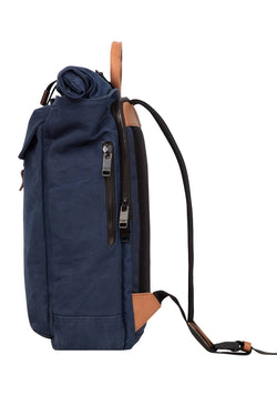 Knomo London Navy 15'' Novello Rolltop Backpack thumbnail 3
