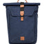 Knomo London Navy 15'' Novello Rolltop Backpack
