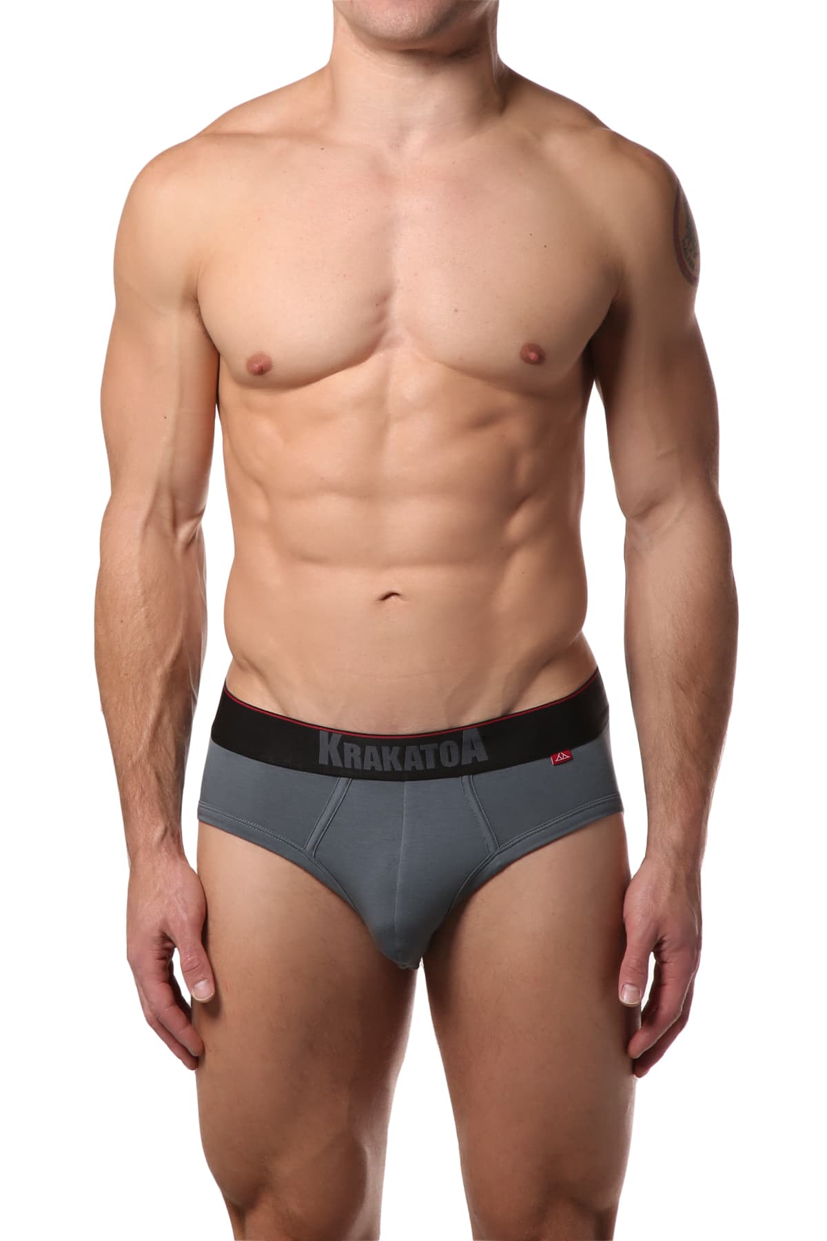 Krakatoa Flat Grey Brief