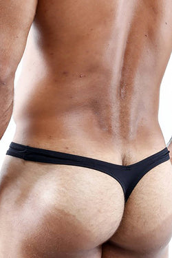 Kyle Black Low-Rise Slip Thong thumbnail 2