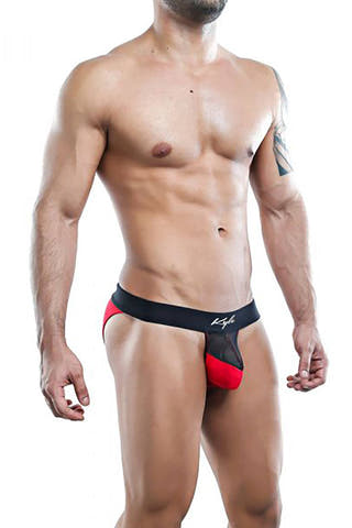 Kyle Red/Black Swim Bikini Brief