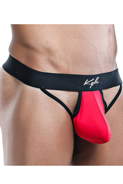 Kyle Red Contrast Trim G-String thumbnail 1