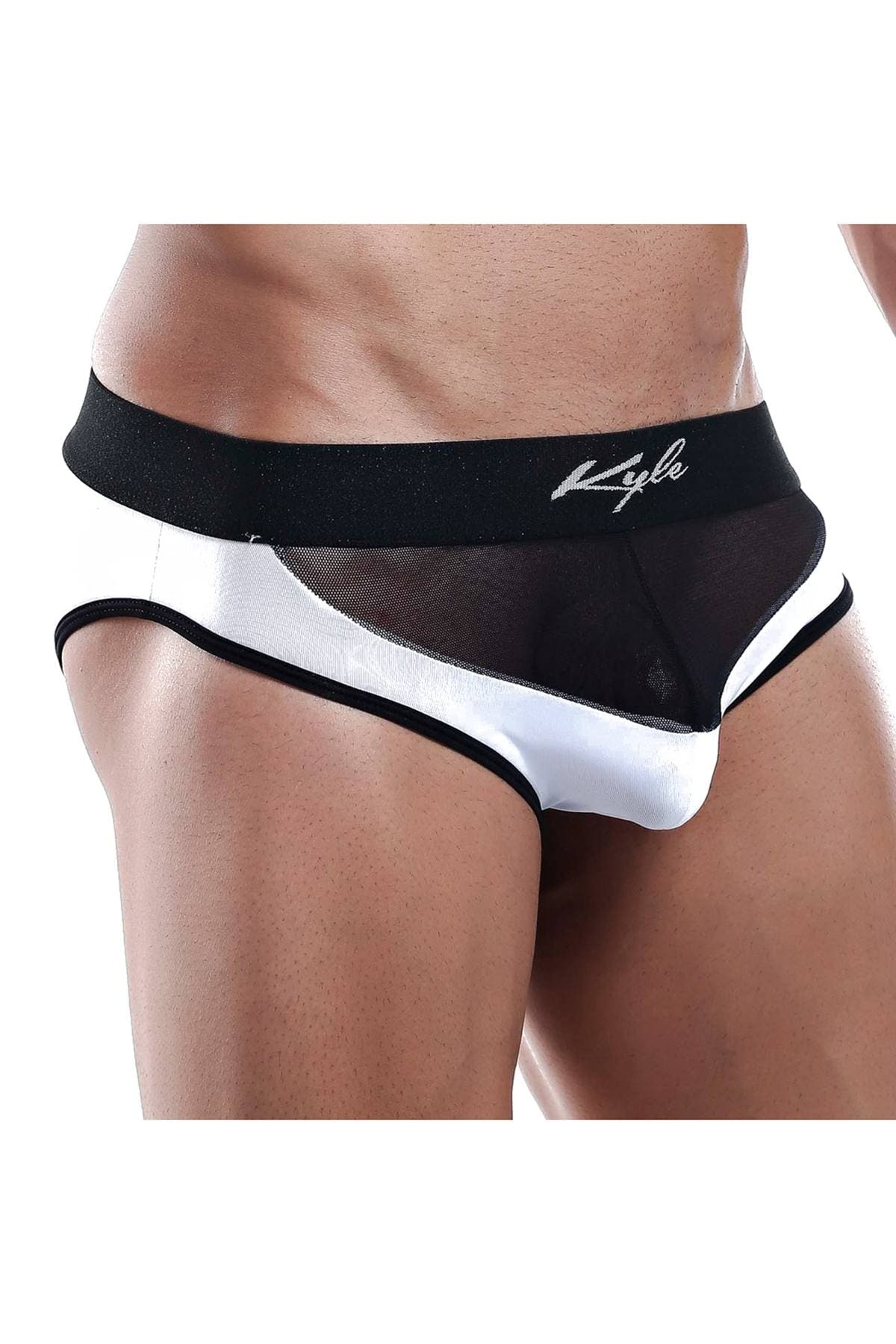 Kyle White/Black Bikini Brief